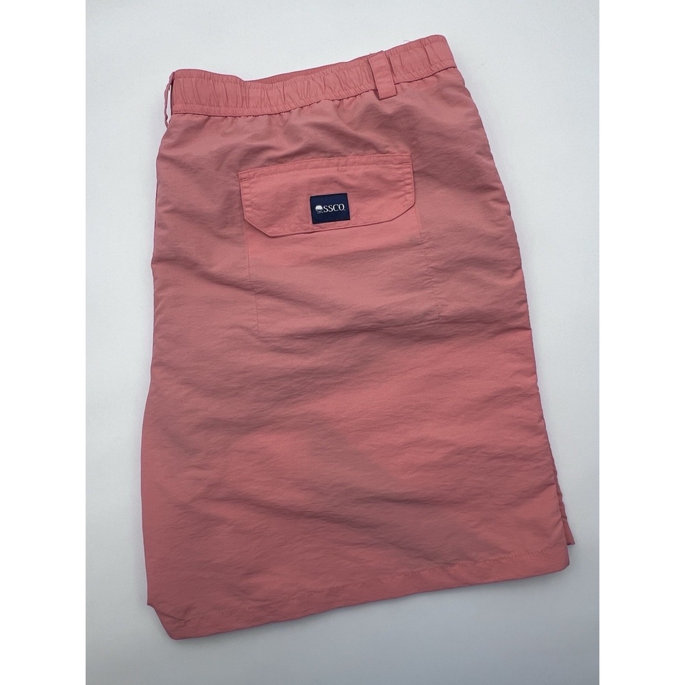 Men's 2XL Southern Shirt Co Salmon Swim Trunks‎ Mesh Lined 6" Inseam Drawstring